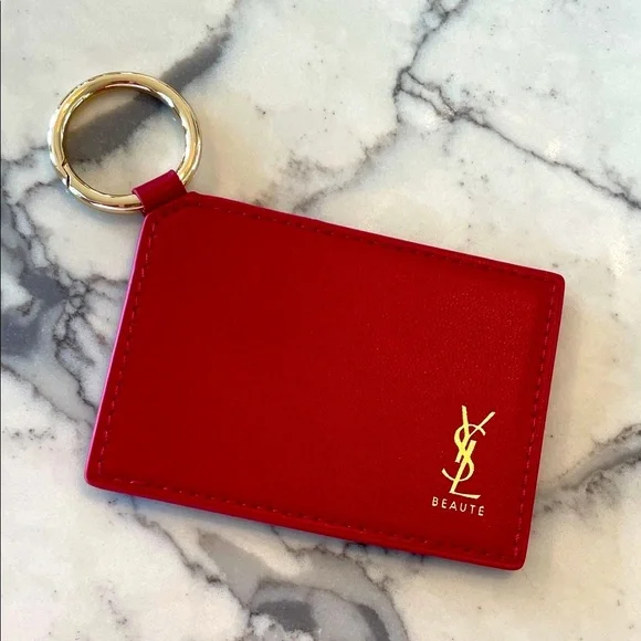 YSL Beaute Compact Pocket Mirror Key Ring - Picture 2 of 5